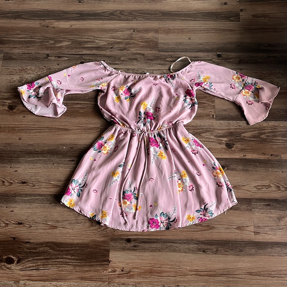 Off the shoulder mid sleeve mini dress | Windsor | size 8